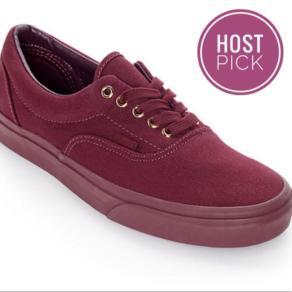 maroon era vans